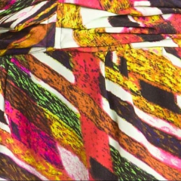 🪡CHARLIE JADE🪡BIRCH PRINT SILK STRAPLESS DRESS🪡 - Picture 6 of 9